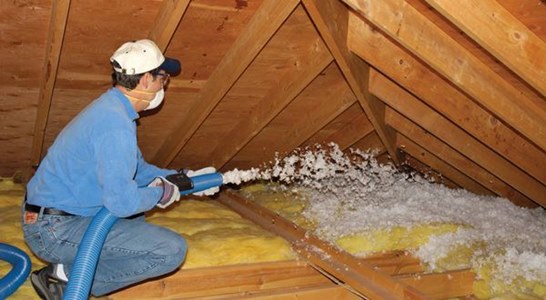 Fiberglass Blown-In Attic Insulation